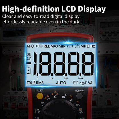 ZT219Digital Multimeter 19999 Counts True Rms Multimeters AC/DC Current Meter Voltimetro Profesional Voltage Tester f