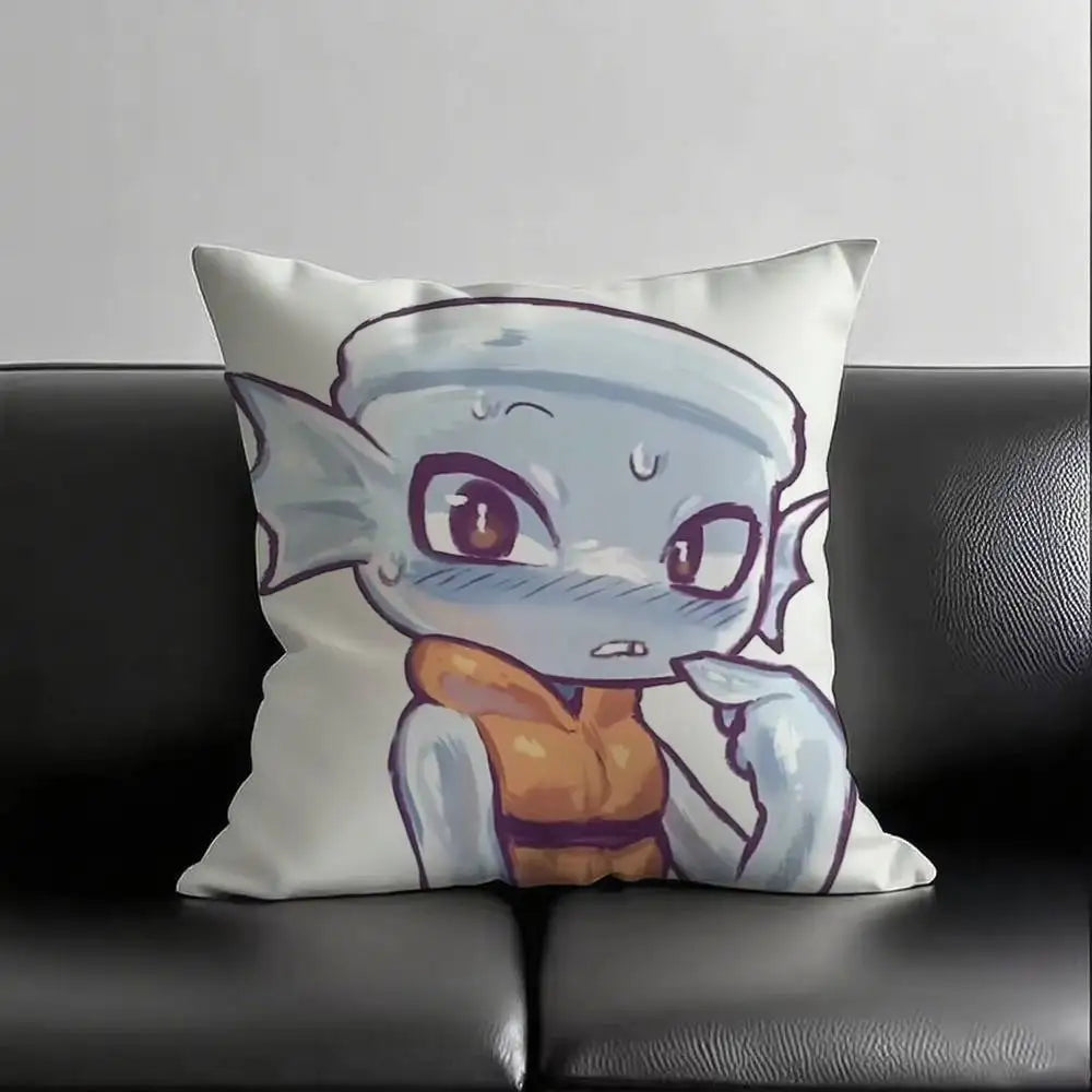 1pc Anime D-Dandys World Finn Pillow Case Fashion Square Pillowcase Bedroom Sofa Room Ins Decoration Leisure