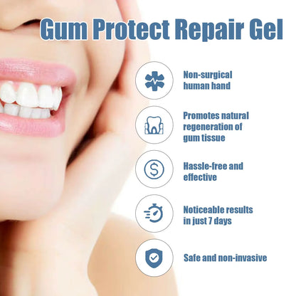 3-Pack Dental Repair Gel Relieves Inflamed Gums and Deep Clean Tooth Dirt Care Reduces Bad Breath Gums Fresh Breath Care Gel