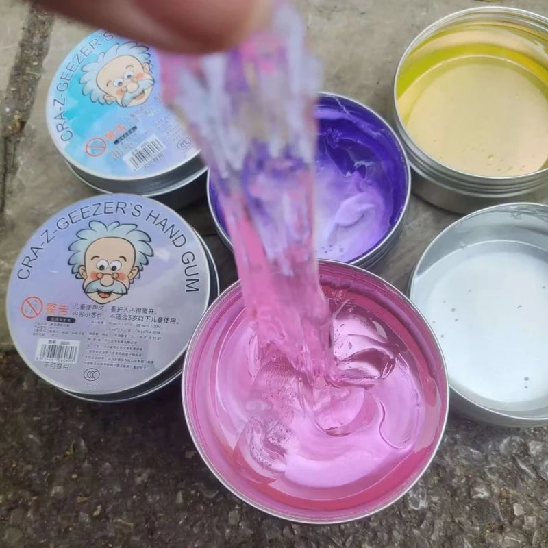 Stress Relief Toys Putty Crystal Vibrant Glass Mud Playdough Reusable Non-Newtonian Fluid Children's Toy Pinchle Birthday Gift