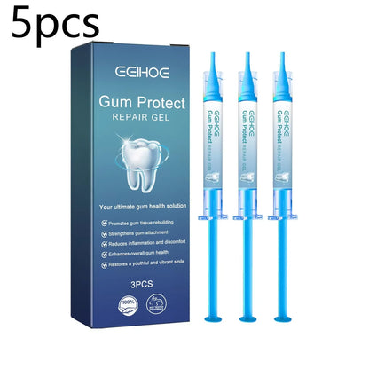 3-Pack Dental Repair Gel Relieves Inflamed Gums and Deep Clean Tooth Dirt Care Reduces Bad Breath Gums Fresh Breath Care Gel