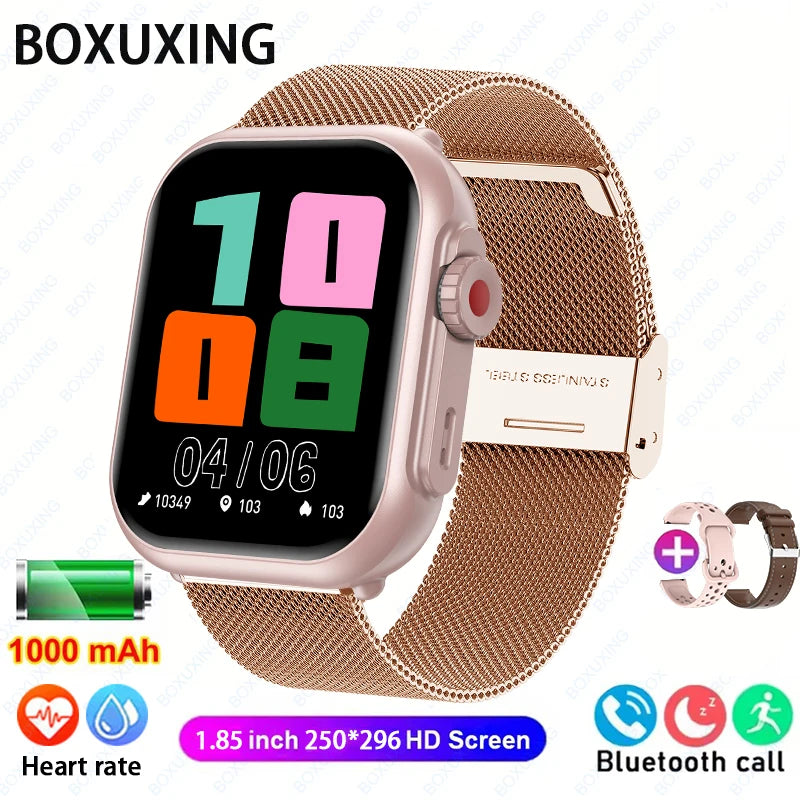 For IOS Watch Ultra 2 SE Men Women Smart Bracelet 1000mAh Battery GPS AMOLED Display Bluetooth Call Sport Waterproof Smart Watch