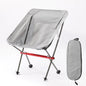 Portable Folding Camping Chair Full-Aluminum Frame Compact with Carry Bag Outdoor Hiking Fishing Backpacking