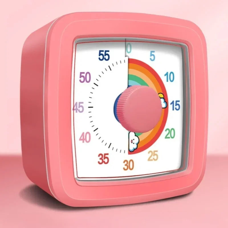 Timer dla dzieci Urządzenie do samodyscypliny Wizualne narzędzie do zarządzania czasem dla uczniów szkoły podstawowej Pomoc w skupieniu się na nauce Zegar do nauki