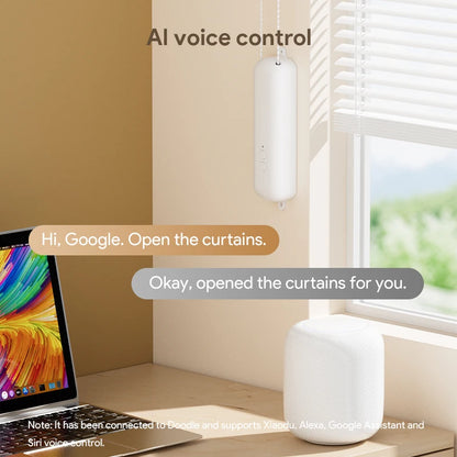 Bluetooth Smart Roller Blind Curtain Robot Type C Port Use for Tuya Smart Life Remote Control Google Alexa Siri Voice Control