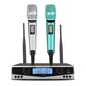 SOMLIMI 500-599MHz UHF SKM9100/SKM9000 Stage Performance Home KTV Professional Dual Wireless Microphone Dynamic Material Metal