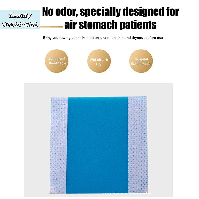 【1Pcs Tracheostomy Dust Proof Sticker Disposable Laryngeal Mask Patch Sponge Pad For Skin Care Postoperative Care Product】