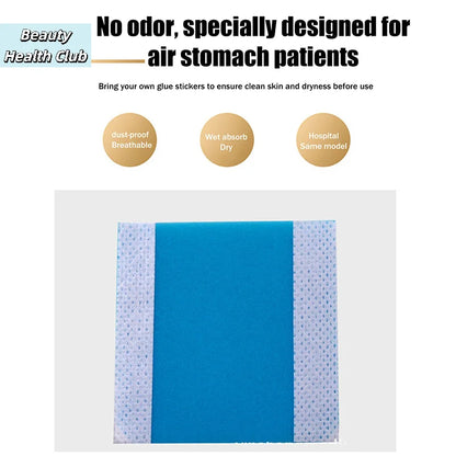 【1Pcs Tracheostomy Dust Proof Sticker Disposable Laryngeal Mask Patch Sponge Pad For Skin Care Postoperative Care Product】