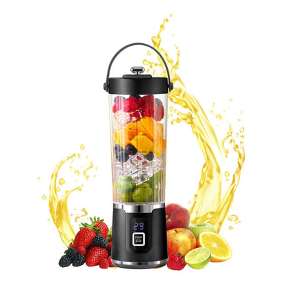 10 Blades Ultra Portable USB Rechargeable Juicer Cup 2 Cups Blender for Juice Smoothie Gym Travel Camping Home Kitchen