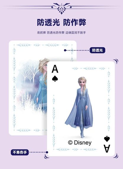 Disney Mickey Frozen Stitch Poker Lots-o'-Huggin' Bear Playing Cards Playing Cards Poker Indoor Family Entertainment Board Games