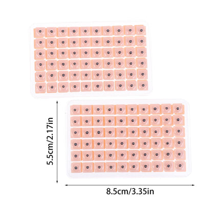 ★▲1 Set Multi-Condition Ear Seeds Acupuncture Auricular Sticker Kit 600pcs With Acupressure Chart Tweezer Auricular Probe