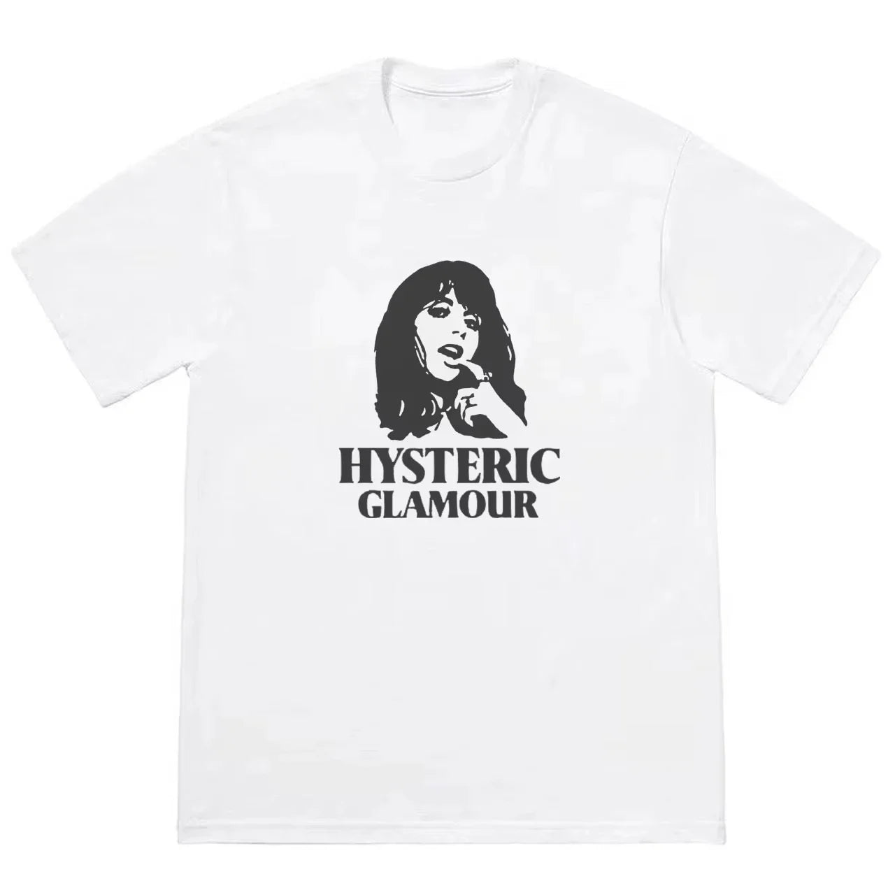 2026 Hysteric Glamour Women's T-shirt American Retro Tee Street Culture Tide Men Tshirt NicheTrend Short Sleeve Women's Clothing