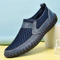 CLOHOO Hand-Sewn Casual Mesh Men's Shoes Comfortable Breathable Upper Fabric Durable Stitching Lightweight Footwear