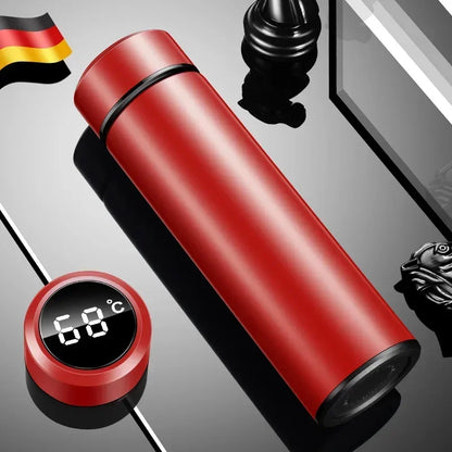 500ML Thermos Cup with Temperature Display, Stainless Steel Vacuum Insulated Mug, Outdoor Travel Cup, Father's Day Gift