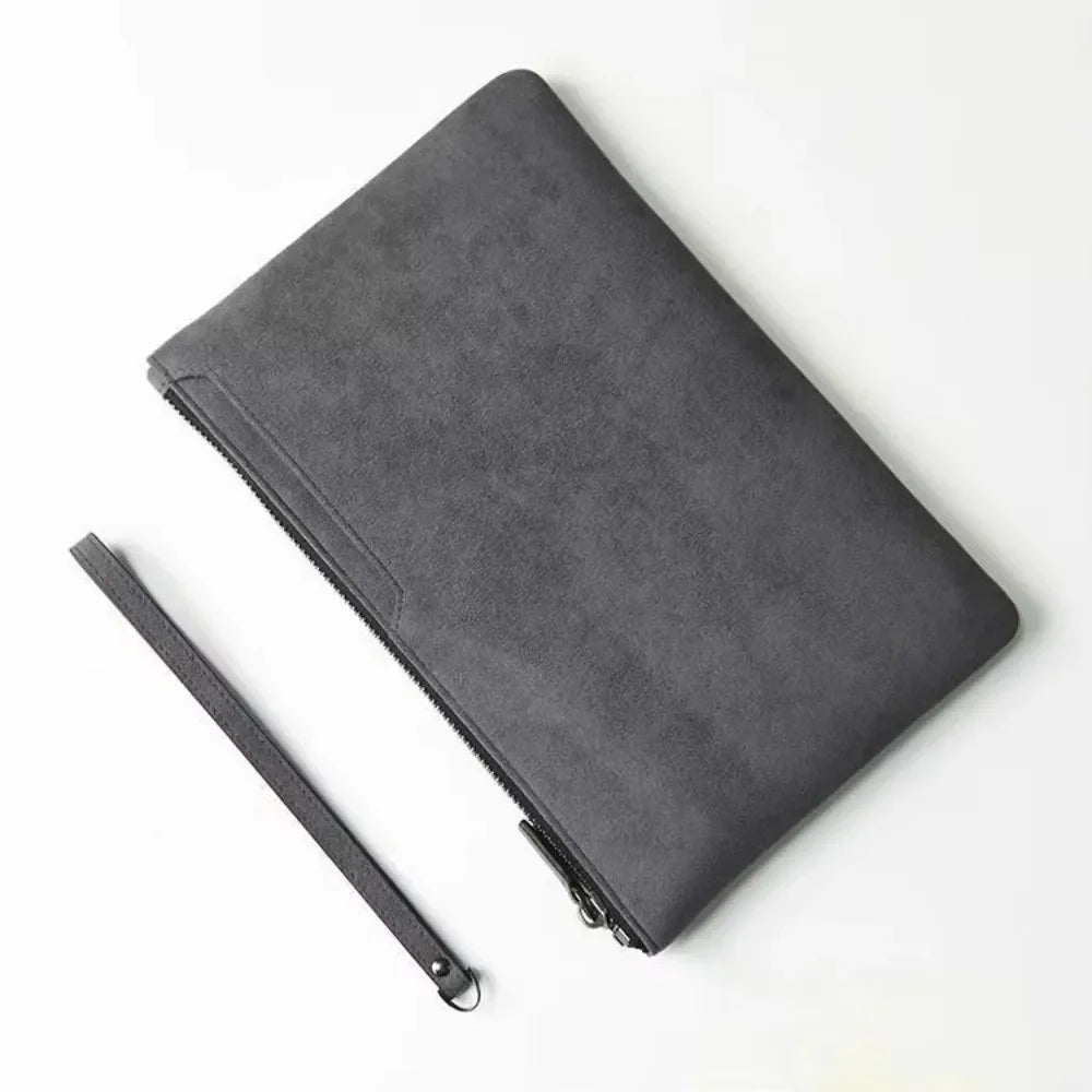 Men's Business Clutch Bag PU Leather Wallet Handheld Busin Casual Phone Bag Soft Surface Ort Wallet Casual Handbag Coin Purse ﻿