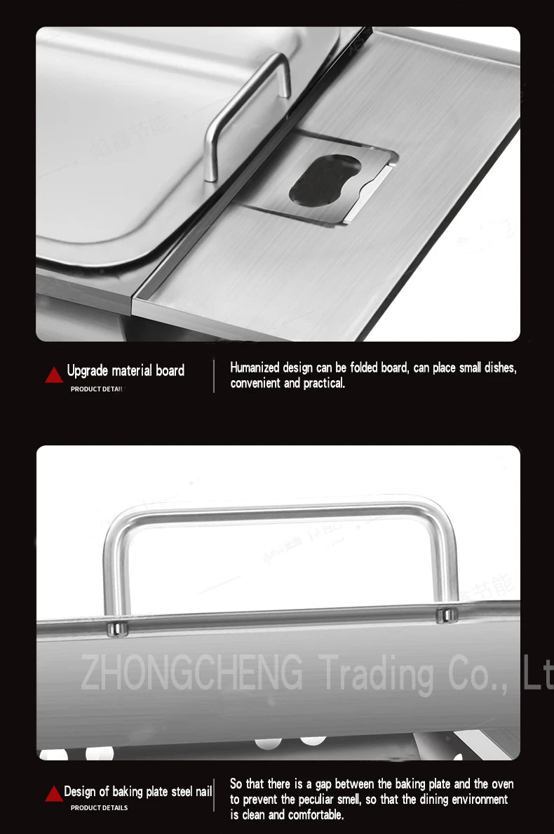 New Fish oven commercial and household thickened stainless steel paper wrapped fish pan