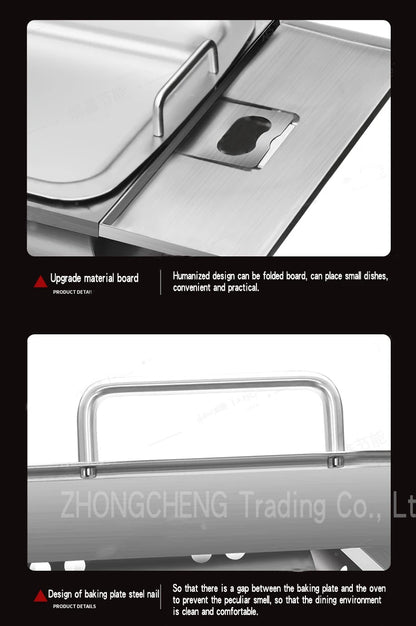 New Fish oven commercial and household thickened stainless steel paper wrapped fish pan