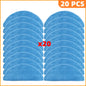 Compatible For iLife A30 Pro Robot Vacuum Cleaner Replacement Parts Kit Main Brush Side Brush HEPA Filter Mop Cloth Dust Bag