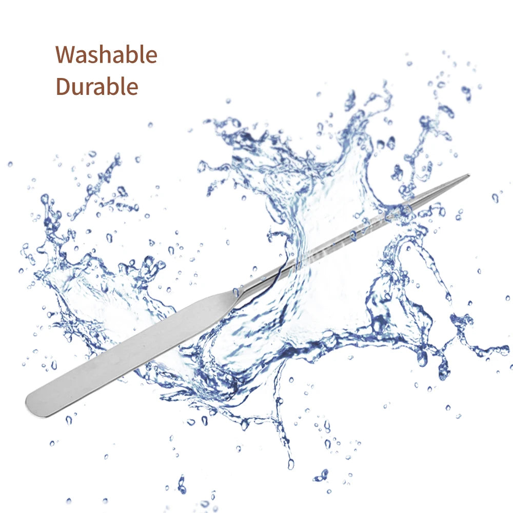 Stainless Steel Foundation Spatula Makeup Paints Foundation Cream Mixing Stick Cosmetics Tools Makeup Spatula Stainless Steel