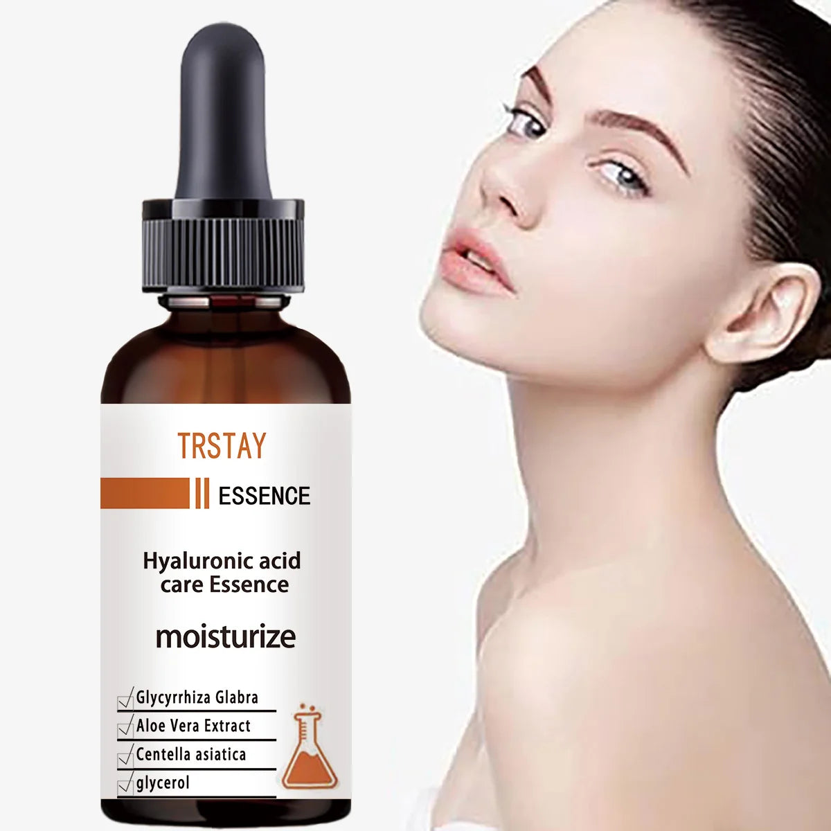 Facial texture essence reduces fine lines, improves firmness, moisturizing, anti-oxidation, brightening skin, caviar essence ski