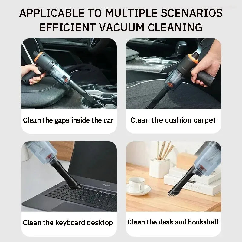 2026 Portable Small Vacuum Cleaner For Multi Purpose Vehicles Small Household Pump Handheld Car Vacuum Cleaner