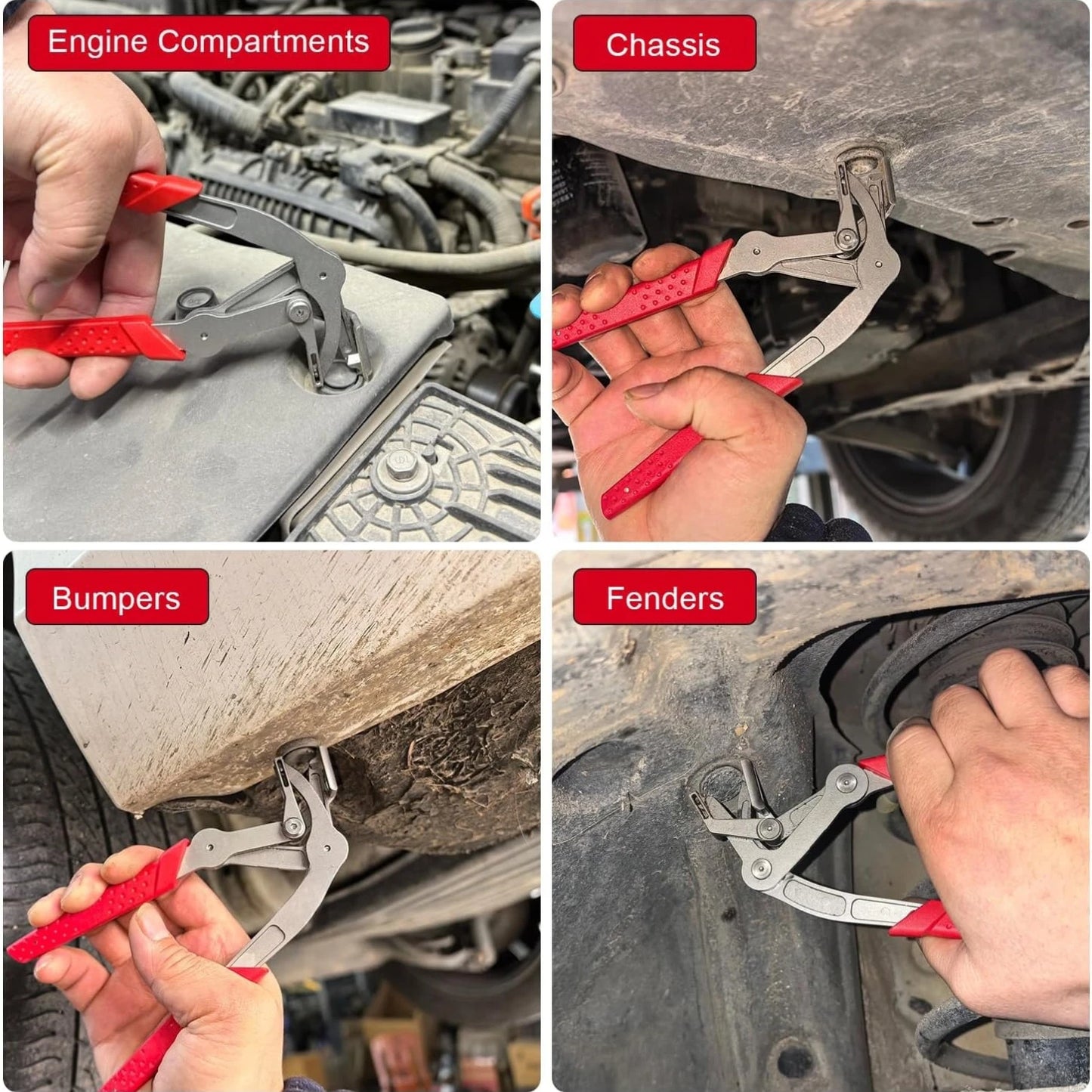 Car Clip Pliers Panel Clip Removal Pliers Nail Fastener Removal Tool for Removing Automotive Fasteners Clips Trunk Repair Tool