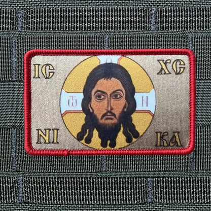 Orthodox Jesus Christ Tactical Military Morale Army Armband Printed Hook and Loop Patches for military equipment, backpack, hat,