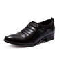 Hot Sale Dress Shoes Man Big Size 48 Casual Business Leather Shoes Men Pointed Toe Wedding Shoe Classic White Men's Formal Shoes