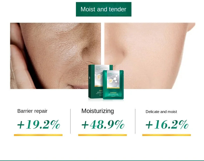 Seaweed Collagen Filling Crystal Mask Jelly Moisturizing Wrinkle Removal Skin Transparent Mask Skin Care Masque Beauty Health
