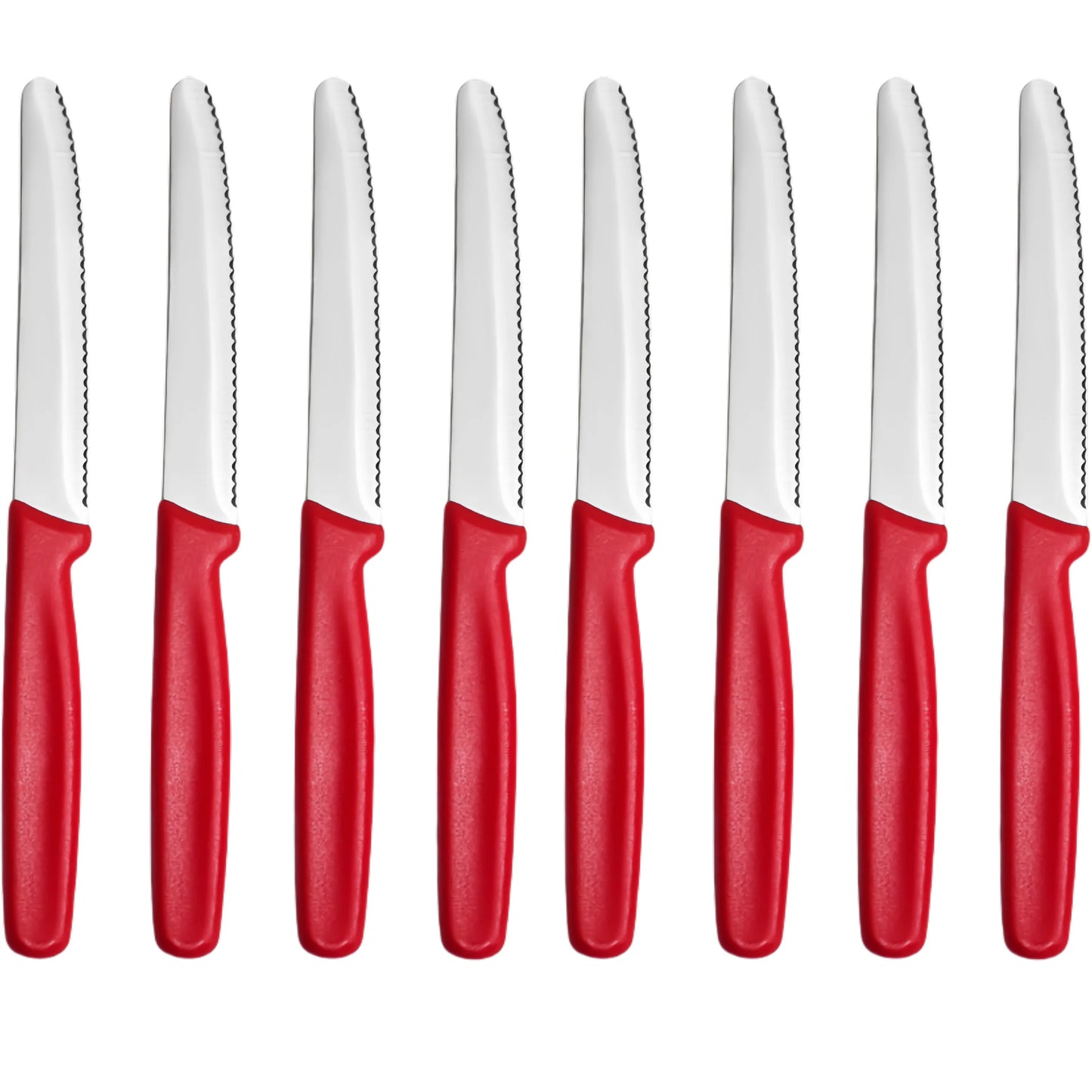 1/2/4/6/8PCS,Serrated Steak knife Round Tip Fruit Vegetable Paring Baking Toast Serrated Bread Knives Kitchen Stuff Baking Tools