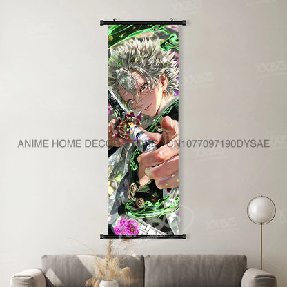 Anime Demon Slayer: Kimetsu No Yaiba Figures Poster Canvas Print Hanging Painting Wall Art Scrolls Picture Home Decoration Mural
