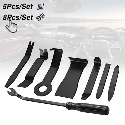 1-8Pcs Auto Trim Removal Tool Kit, No Scratch Plastic Pry Tool Kit - Interior Door Panel Clip Fastener Removal Set For Vehicle