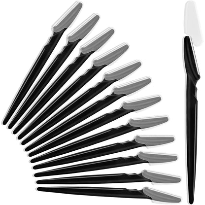 Eyebrow Trimmer Black Eyebrow Razor Safe Face Body Hair Removal Shaver Blades Woman Eyebrow Shaping Knife Cosmetic Tools