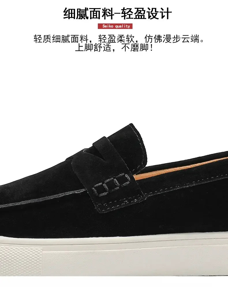 Daily Comfort Loafers Breathable Construction Dissipate Heat, Lightweight Build Lower Burden for Tired-Free Daily Movement
