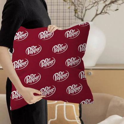 classic beverage brand Dr Pepper Pillow Anime Pillow Sofa Bed Head Pillow Cover Cushion Cover 45x45 cm Fashion