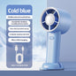 Mini Handheld Fan USB Fast Charging Portable Air Calculating Fan Mute Personal Highspeed Fan for Travel Outdoor Activities