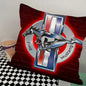 1pc Car Fashion F-Ford M-MustangS Logo  Pillow Bedroom Sofa Leisure Comfort Cushion Car Living Room Home Decoration
