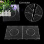 1/4/9pcs 5mm Large Square Fuse Beads Pegboards Plastic Beads Boards with Ironing Paper, Beads Tweezers for Kids Craft Beads