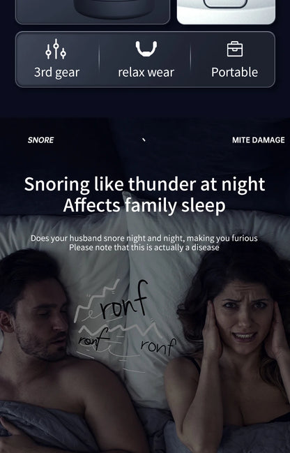 Smart Anti-Snoring Devices Magnetic Anti Snore EMS Easy Breathe Improve Sleeping Aid Apnea Guard Night Device Dropshipping