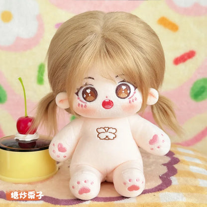 20cm Kawaii Plush Cotton Doll Idol Stuffed Super Star Figure Dolls Twelve Constellations Doll Can Change Clothes Gift