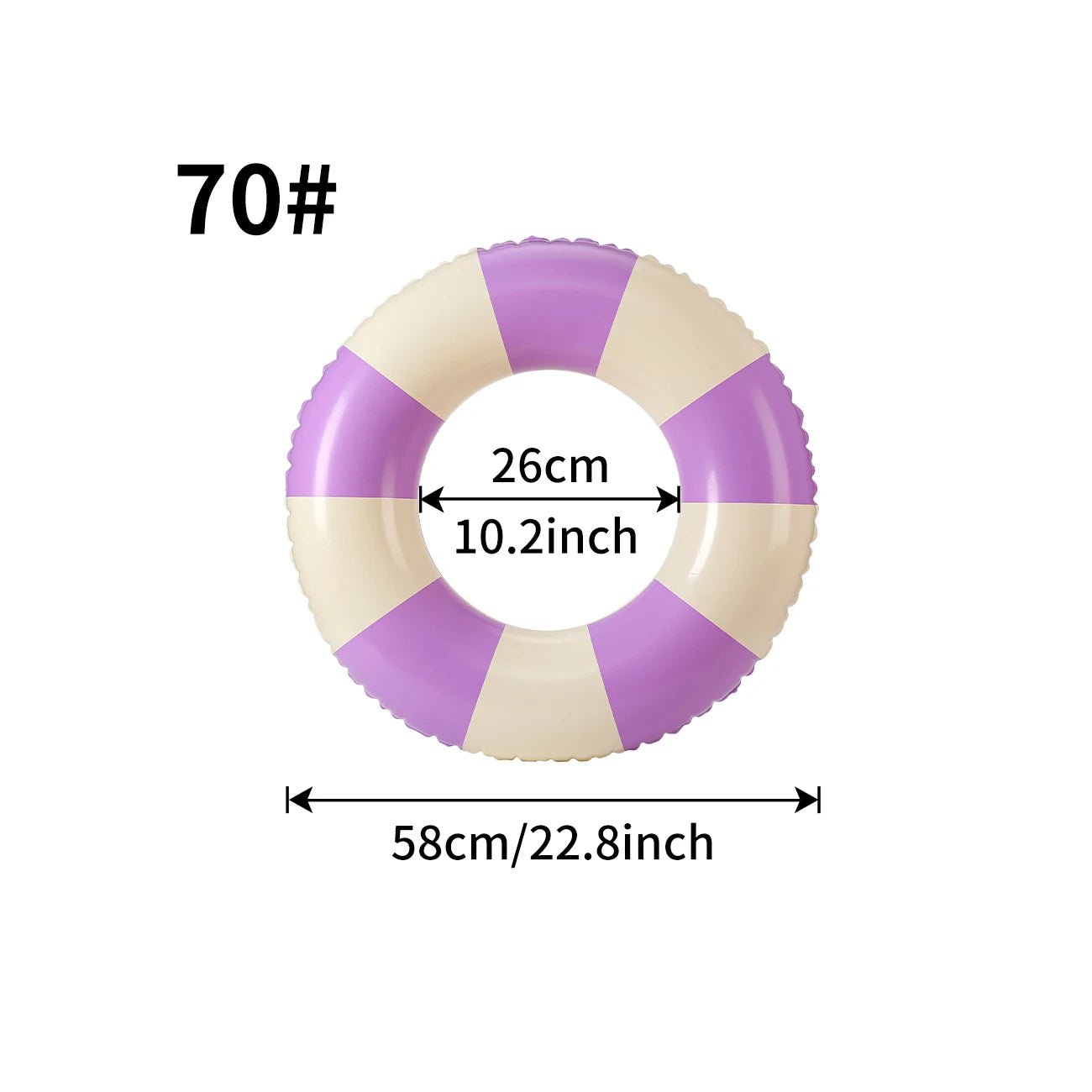 1PC Ins Style Macaron Inflatable Swimming Ring Adult Kids Thickened Pool Float Summer Pool Party Water Toy