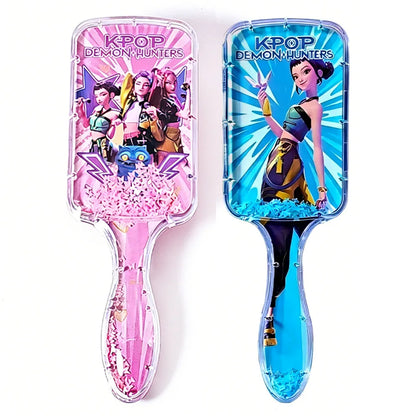 Anime Air Cushion Comb Cartoon Peripheral Massage Comb for Kpop Demon Hunters Household Fashion Girl Student Combs Fan Club Gift