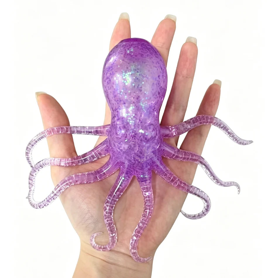 NEW 4 Styles Jellyfish Octopus Stress Balls for Kids Adults Squeeze Balls Sensory Fidget Toy Squishy Toys
