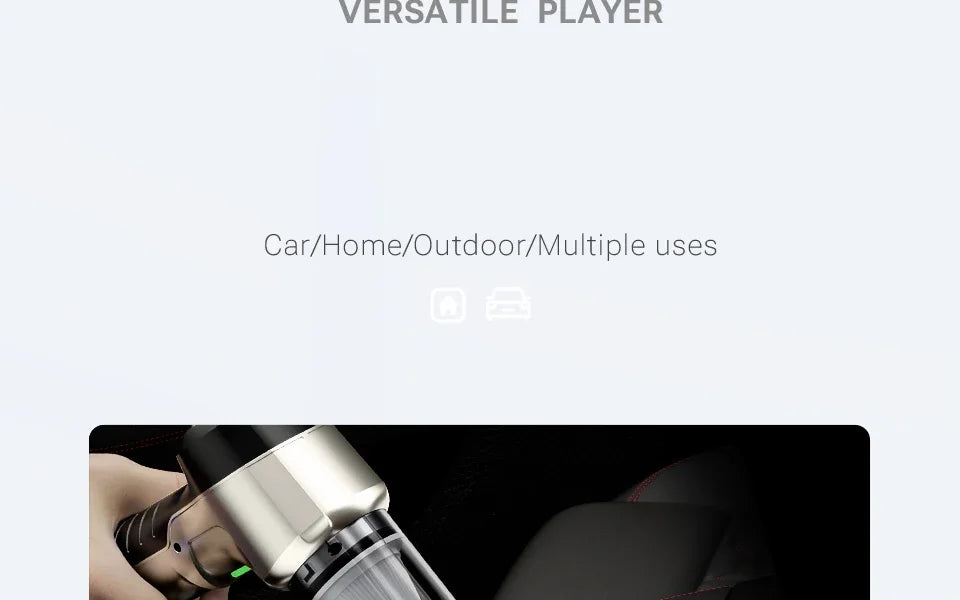 SZUK NEW C017MAX Car Vacuum Cleaner Wireless Mini Handheld Strong Suction Cleaning Machine Portable Vacuum Cleaner for Car Home