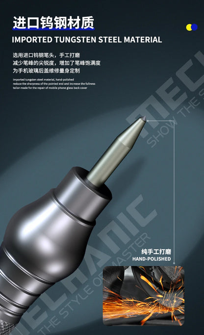 MECHANIC iRock5 Camera back glass crack pen for iPhone X -16 Pro Max mobile phone back glass cover removal repair tool