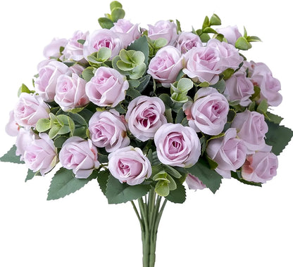 15 heads Artificial Silk Rose Flowers Bridal Bouquet for Home Wedding Floral Arrangement Garden Artificial Flowers DIYGift Decor