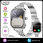 LIGE Fashion Design Women Smart Watch 1.75" Curved Screen Smartwatch Bluetooth Call Clock IP68 Waterproof Diamond Case Bracelet