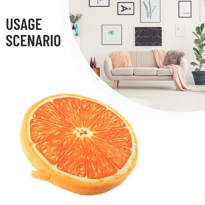 Cartoon Fruits Print Round Bar Chair Cushion Cover Anti-Slip Seat Cushion Slipcover Soft Stool Cushion Covers For Living Dining