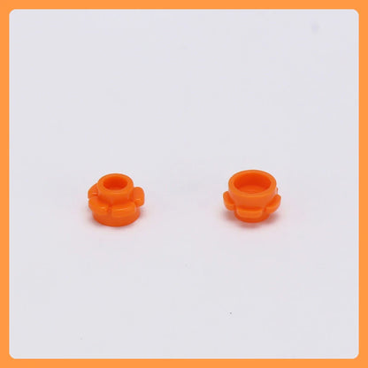 300PCS Moc bricks 24866 Round 1x1 with flower edge Compatible Building Blocks 5 petals flower parts DIY Assembles Creative Toy
