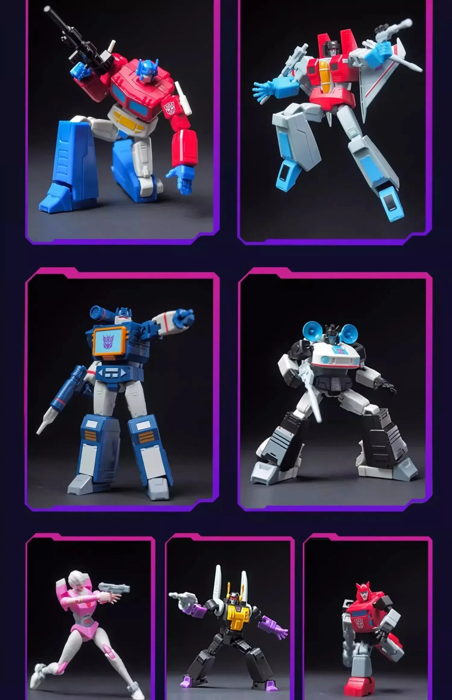 Blind Box Transformers Articulated Figure - AULDEY AAE Optimus Prime Soundwave Multi-Pose Action Model Display Gift for Kids